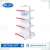 Kệ đôi siêu thị tôn liền 4 tầng (C150 x D70) chắc chắn, bền đẹp, phù hợp cho cửa hàng và siêu thị.