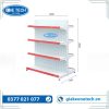 Kệ đôi tôn đục lỗ 4 tầng x C150 x D120 (cm)