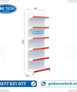 Kệ đơn tôn đục lỗ 6 tầng x C210 x D70 (cm)