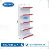 Kệ đơn siêu thị tôn liền 5 tầng (Cao 180cm, Dài 70cm), thiết kế chắc chắn, phù hợp trưng bày hàng hóa hiệu quả.