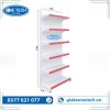Kệ đơn siêu thị tôn liền 6 tầng cao 210cm, dài 90cm, thiết kế chắc chắn, giúp tối ưu trưng bày hàng hóa.