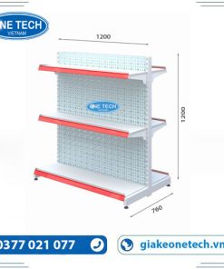 Kệ đôi tôn đục lỗ 3 tầng Onetech chất lượng cao