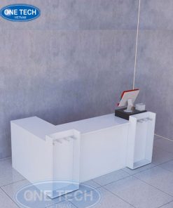 Bàn thu ngân Sakuko dài 1m8 kèm bàn phụ, thiết kế chuyên dụng cho siêu thị