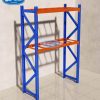 Kệ hạng nặng 2 tầng bằng thép chịu lực, phù hợp lưu trữ hàng hóa công nghiệp