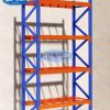 Kệ hạng nặng 4 tầng bằng thép sơn tĩnh điện, tải trọng lên đến 3000kg/tầng, dùng cho kho công nghiệp