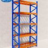 Kệ hạng nặng 5 tầng bằng thép sơn tĩnh điện, tải trọng 800kg/tầng, dùng trong kho công nghiệp