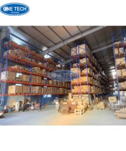 Hệ thống kệ thép 6 tầng chắc chắn dùng để chứa pallet hàng hóa trong kho