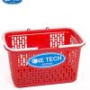 Mẫu giỏ xách siêu thị quai nhựa có lỗ thoát khí, thiết kế tối ưu cho người dùng