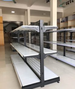 Kệ đôi lưng lưới 3 tầng dài 90cm