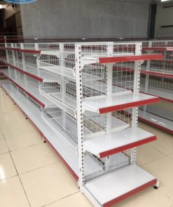 Kệ đôi lưng lưới 4 tầng dài 70cm