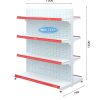 Kệ đôi tôn đục lỗ 4 tầng x C150 x D120 (cm)