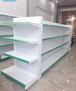 Kệ đôi tôn đục lỗ 4 tầng dài 70cm