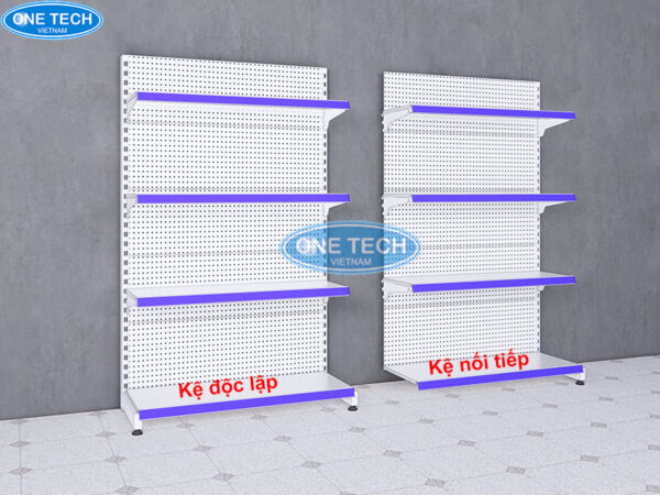 Kệ đơn 4 tầng tôn đục lỗ