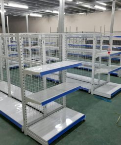 Kệ đơn 3 tầng lưng lưới dài 70cm