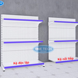 Kệ đơn nối tiếp 3 tầng tôn lỗ