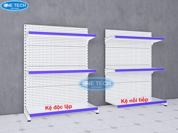 Kệ đơn nối tiếp 3 tầng tôn lỗ