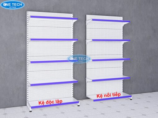 Kệ đơn tôn đục lỗ 5 tầng