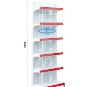 Kệ đơn tôn đục lỗ 6 tầng x C210 x D70 (cm)