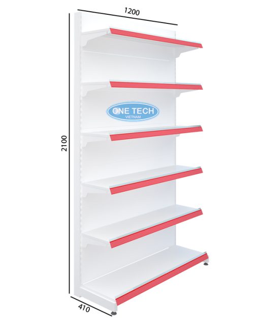 Kệ đơn tôn liền 6 tầng x C210 x D120 (cm)
