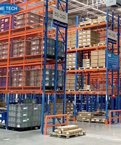 Kệ Double Deep với thiết kế hai dãy sâu giúp tận dụng tối đa diện tích kho, phù hợp cho hàng hóa có tải trọng lớn.
