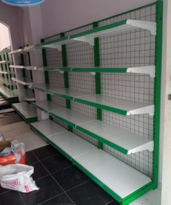Kệ lưng lưới đơn 5 tầng dài 70cm