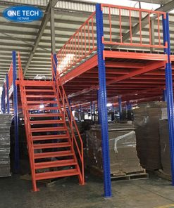 Kệ sàn Mezzanine dạng tầng lửng bằng thép tổ chức kho hàng gọn gàng, khoa học