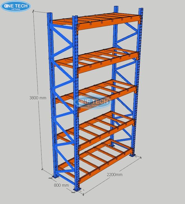 Thông số kỹ thuật cơ bản của kệ 5 tầng chứa hàng nặng