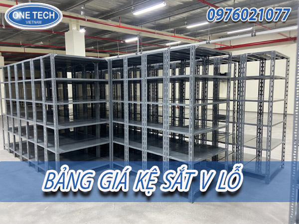 Bảng giá sắt v lỗ làm kệ