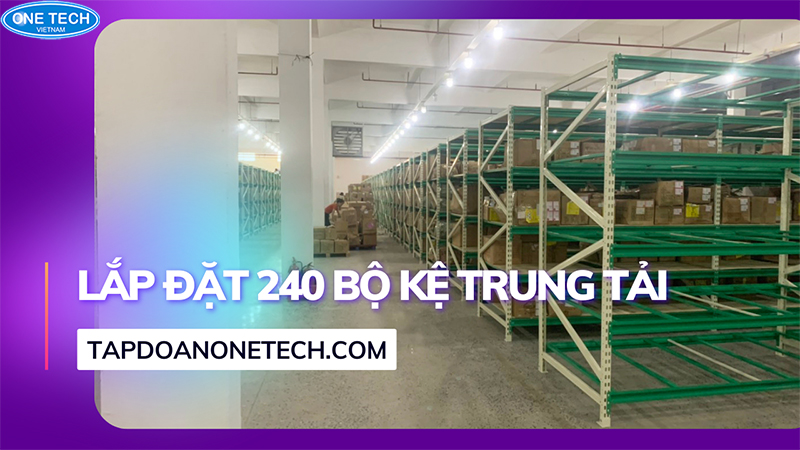 Lắp đặt kệ trung tải tại An Lão, Hải Phòng