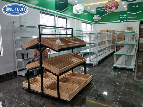 Kệ bày hàng thực phẩm sạch tại HCM