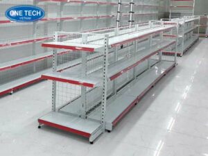 Kệ siêu thị tại An Giang với thiết kế chắc chắn, tối ưu không gian trưng bày và lưu trữ hàng hóa hiệu quả.