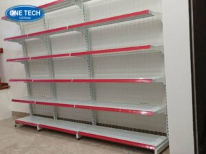 Kệ siêu thị tại Vũng Tàu với thiết kế chắc chắn, đa dạng mẫu mã giúp sắp xếp hàng hóa khoa học.