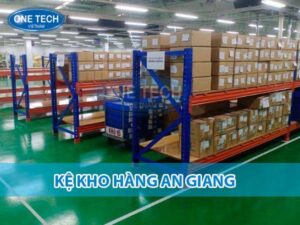 Kệ kho hàng chất lượng cao tại An Giang, giúp tối ưu không gian lưu trữ và bảo quản hàng hóa hiệu quả.