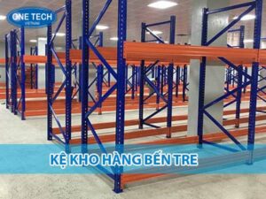 Kệ kho hàng chất lượng cao tại Bến Tre, giúp tối ưu không gian lưu trữ, chịu tải tốt.
