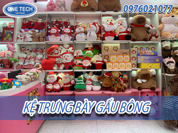 Kệ trưng bày gấu bông