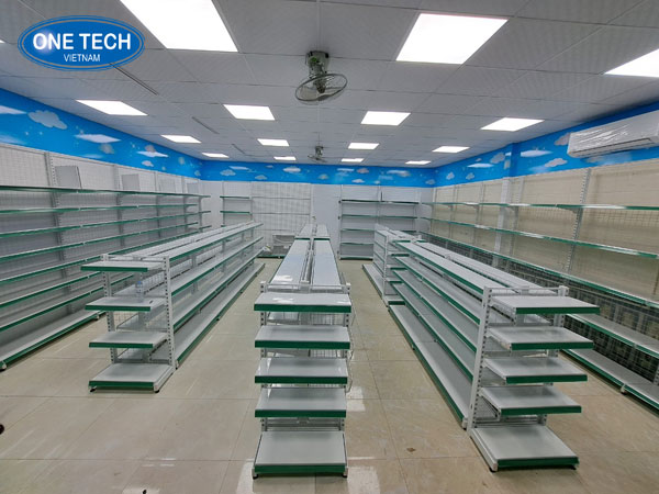 Kệ siêu thị sữa tiện ích, tăng cường khả năng trưng bày và quản lý sản phẩm Kệ siêu thị sữa với các kệ ngăn nắp, giúp sắp xếp và bảo quản các sản phẩm sữa hiệu quả