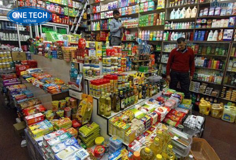 Hình ảnh ba loại bột phổ biến gồm bột mì, bột nở và bột chiên giòn – các mặt hàng thiết yếu trong cửa hàng tạp hóa