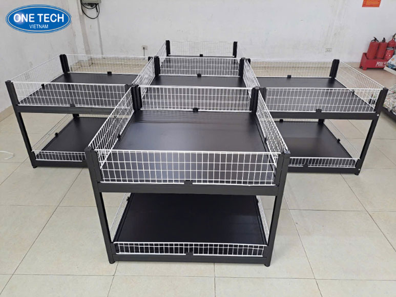 Kệ trưng bày hàng hóa đẹp mắt, tăng tính thẩm mỹ cho cửa hàng Các mẫu kệ trưng bày sản phẩm tạo điểm nhấn cho không gian bán lẻ
