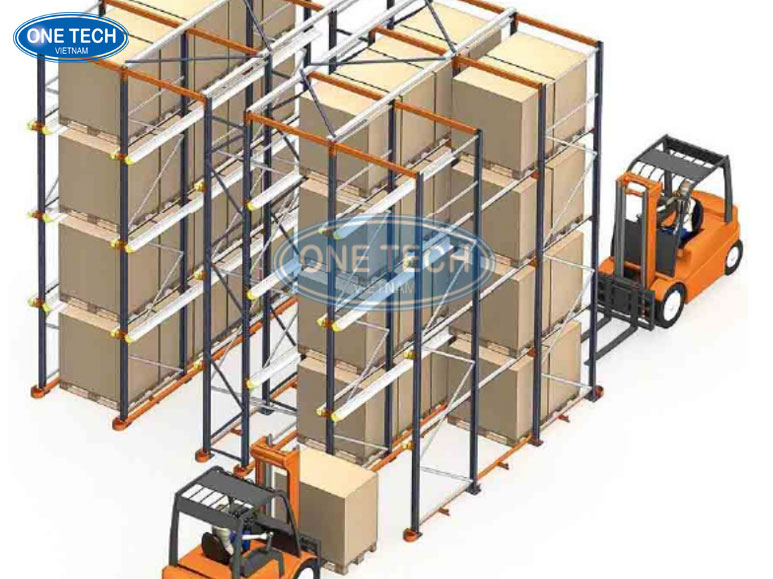 Kệ kho Drive In: Giải pháp lưu trữ hiệu quả cho kho bãi Kệ kho Drive In giúp tối ưu hóa không gian và dễ dàng tiếp cận hàng hóa trong kho bãi