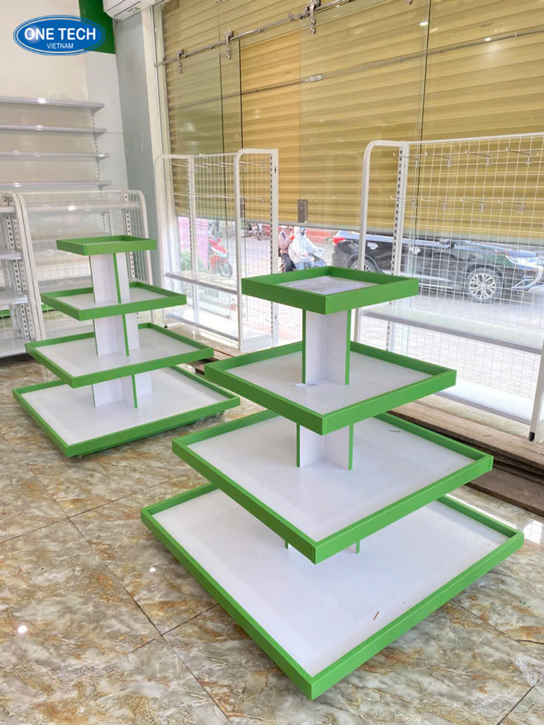 Kệ quảng cáo trưng bày sản phẩm nổi bật và thu hút thương hiệu Kệ quảng cáo hiện đại trưng bày sản phẩm giúp tăng nhận diện thương hiệu tại điểm bán