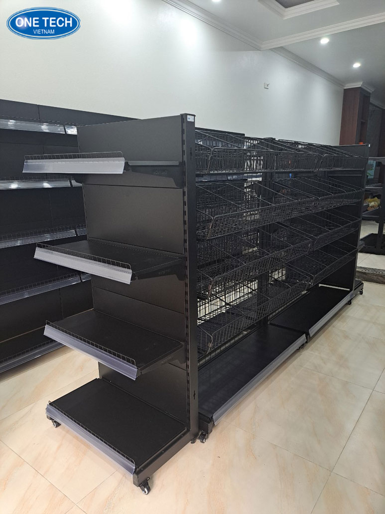 Kệ trưng bày giày thể thao tôn liền chất lượng cao Kệ trưng bày giày thể thao tôn liền 5 tầng bền chắc, thiết kế hiện đại, phù hợp cửa hàng giày dép