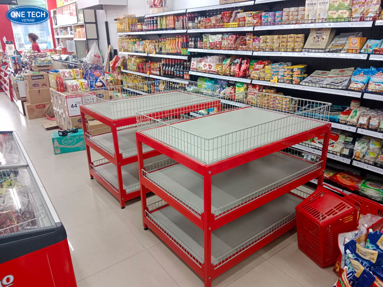 Kệ trưng bày giỏ quà Tết đẹp và hiệu quả cho cửa hàng Kệ trưng bày giỏ quà Tết chất lượng cao, thiết kế tiện dụng giúp việc trưng bày trở nên dễ dàng và thu hút
