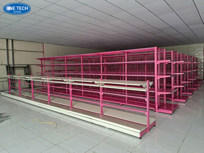 Kệ sắt trưng bày máy lọc nước theo yêu cầu Kệ sắt thiết kế theo yêu cầu chuyên dùng trưng bày máy lọc nước, chắc chắn, sơn tĩnh điện bền đẹp