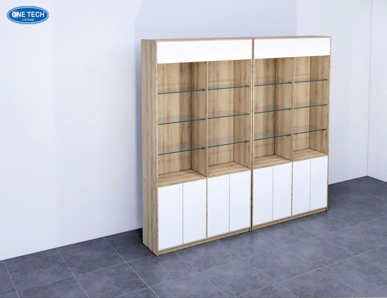 Bộ sưu tập kệ trưng bày mỹ phẩm đa phong cách Kệ trưng bày mỹ phẩm thiết kế đa dạng, phù hợp nhiều loại sản phẩm và không gian trưng bày khác nhau