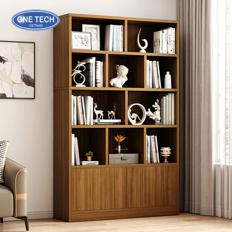 Kệ tủ trưng bày phòng khách hiện đại kích thước đa dạng Kệ tủ trưng bày phòng khách bằng gỗ công nghiệp, thiết kế hiện đại, kích thước phù hợp không gian sống