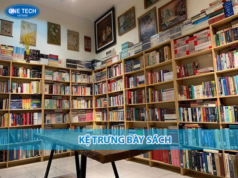 Kệ trưng bày sách bằng kim loại, 5 tầng, thiết kế chắc chắn và hiện đại, phù hợp cho nhà sách và thư viện