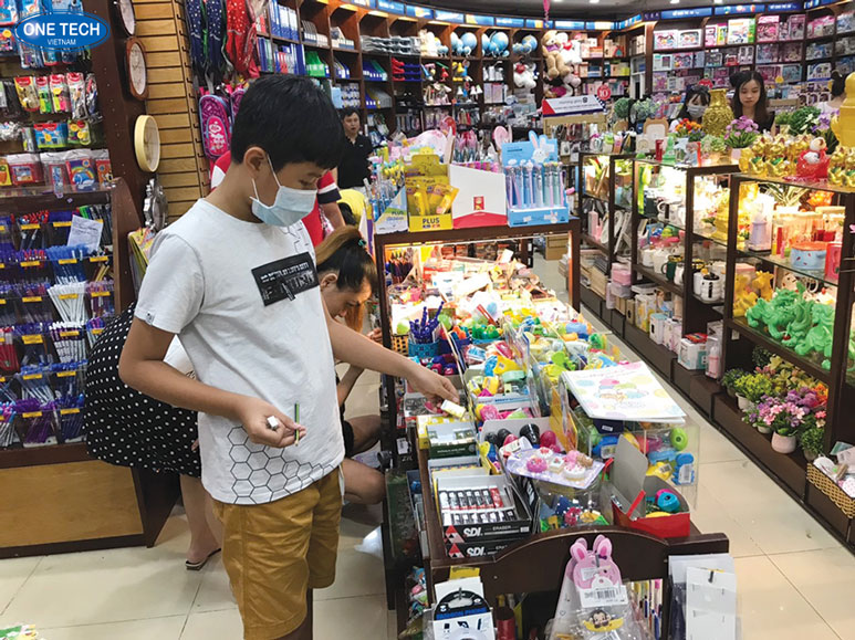 Mở đại lý đồ dùng học tập văn phòng phẩm ở nông thôn Hình ảnh cửa hàng đại lý đồ dùng học tập và văn phòng phẩm tại khu vực nông thôn