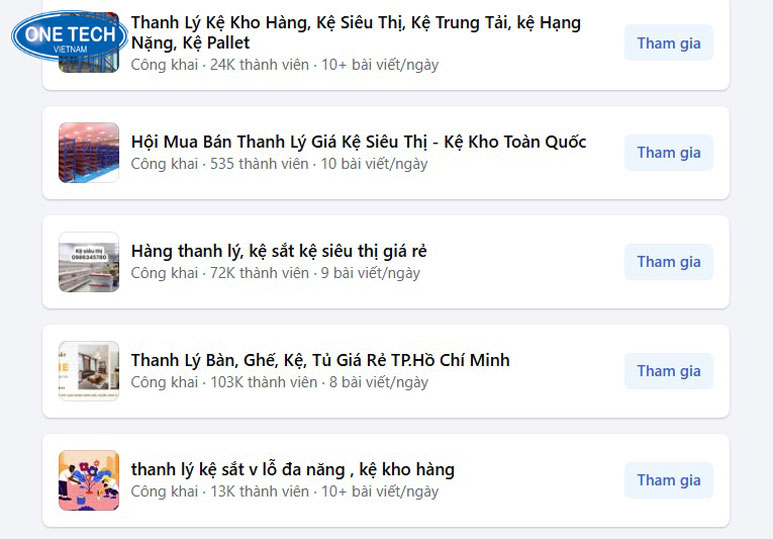 Mua kệ kho thanh lý giá rẻ uy tín qua Facebook Kệ kho thanh lý chất lượng cao, mua nhanh qua mạng xã hội Facebook