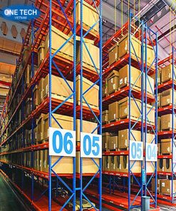 Kệ Narrow Aisle thiết kế tối ưu diện tích, phù hợp cho kho hàng lối đi hẹp