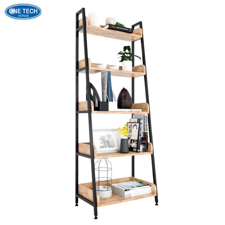 Kệ trưng bày bằng khen lắp âm vào tường, kiểu dáng gọn gàng, phù hợp nội thất tối giản